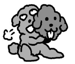 Nature of Toy Poodle sticker #1492784