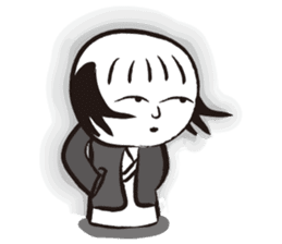Yasagure Kokeshi sticker #1493084