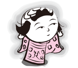 Yasagure Kokeshi sticker #1493098