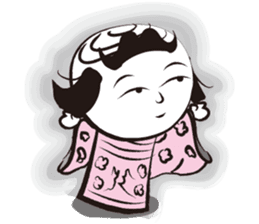 Yasagure Kokeshi sticker #1493098