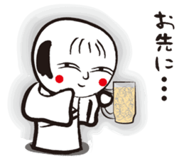 Yasagure Kokeshi sticker #1493099