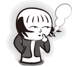 Yasagure Kokeshi sticker #1493115