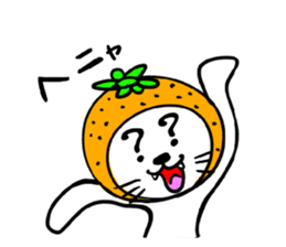 Orange cat sticker #1493722