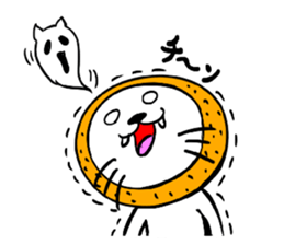 Orange cat sticker #1493728