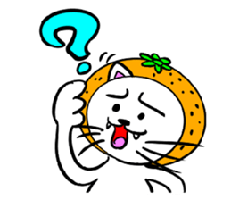 Orange cat sticker #1493731