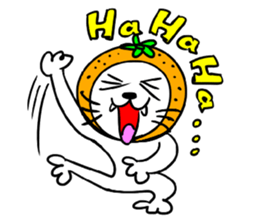 Orange cat sticker #1493733