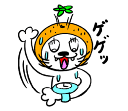 Orange cat sticker #1493736