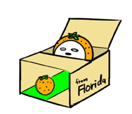 Orange cat sticker #1493742