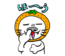 Orange cat sticker #1493744