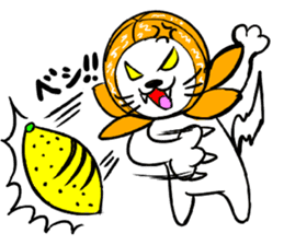 Orange cat sticker #1493747