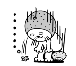 Orange cat sticker #1493750