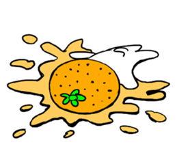 Orange cat sticker #1493751