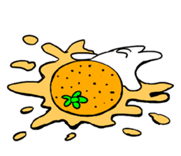 Orange cat sticker #1493751