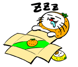 Orange cat sticker #1493752