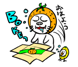 Orange cat sticker #1493753