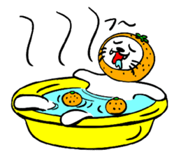 Orange cat sticker #1493756