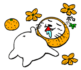 Orange cat sticker #1493758