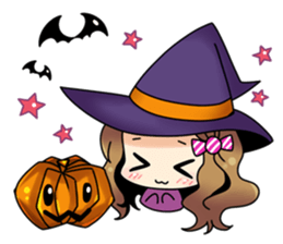 Girl of four people sticker #1494055