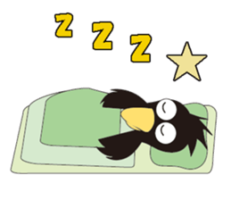 Day-to-day crow sticker #1494088