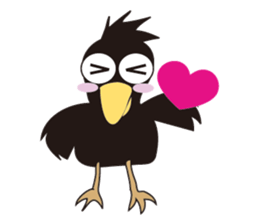 Day-to-day crow sticker #1494111