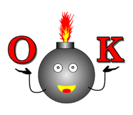 "BAKUDANKUN" and friends sticker #1494440