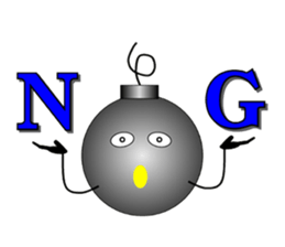 "BAKUDANKUN" and friends sticker #1494441