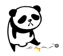 Panda and otter sticker #1494607