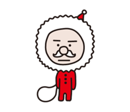 Serious Santa Claus sticker #1494720
