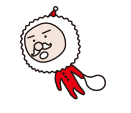 Serious Santa Claus sticker #1494731