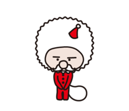 Serious Santa Claus sticker #1494732