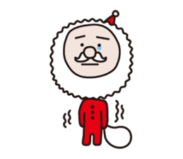 Serious Santa Claus sticker #1494735