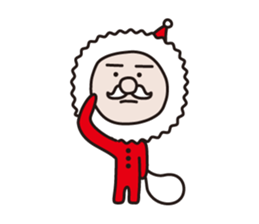 Serious Santa Claus sticker #1494742