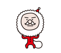 Serious Santa Claus sticker #1494746