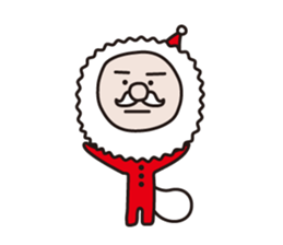 Serious Santa Claus sticker #1494750