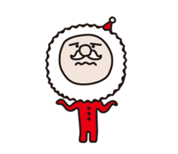 Serious Santa Claus sticker #1494759