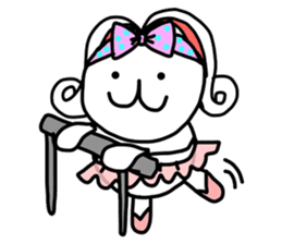 Dot Eyes Bunny sticker #1495011