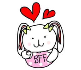 Dot Eyes Bunny sticker #1495017