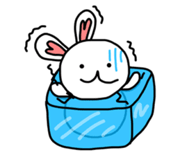 Dot Eyes Bunny sticker #1495019