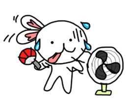 Dot Eyes Bunny sticker #1495025