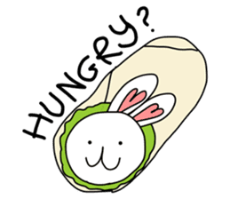 Dot Eyes Bunny sticker #1495034