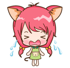 Kawaii Neko sticker #1495122