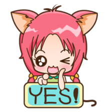 Kawaii Neko sticker #1495125