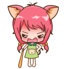 Kawaii Neko sticker #1495126