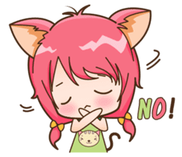 Kawaii Neko sticker #1495127