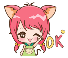 Kawaii Neko sticker #1495128