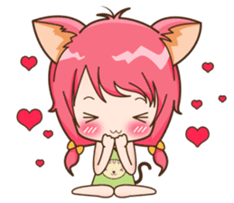 Kawaii Neko sticker #1495133