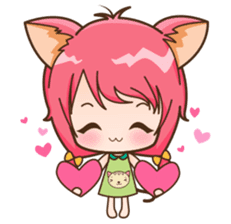 Kawaii Neko sticker #1495135