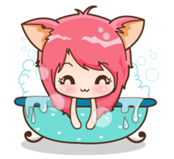 Kawaii Neko sticker #1495142