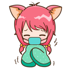 Kawaii Neko sticker #1495143
