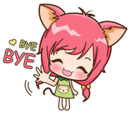 Kawaii Neko sticker #1495144